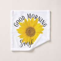 Good Morning Sunshine Sunflower White
