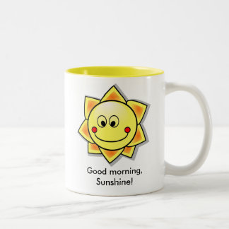 Good morning, Sunshine! Two-Tone Coffee Mug