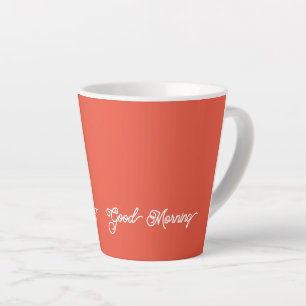 Good Morning Tangerine Latte Mug