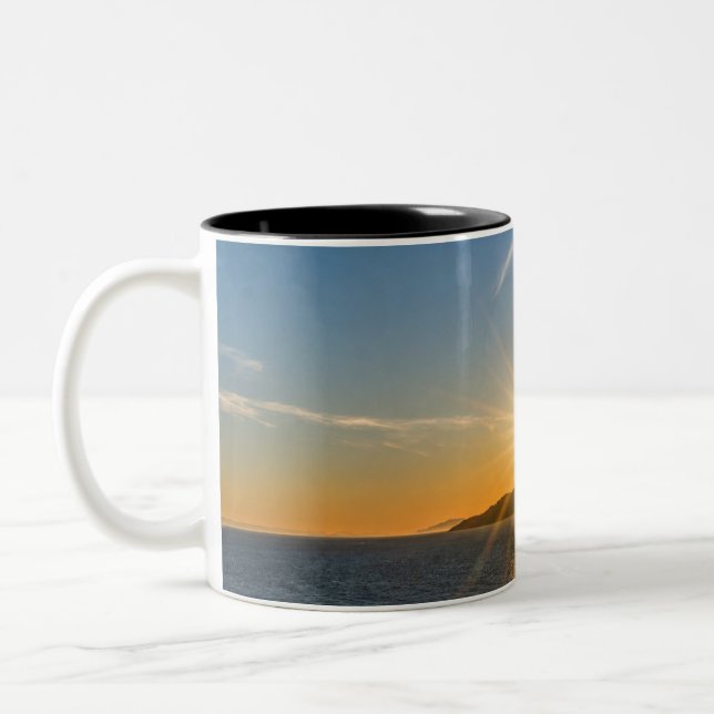 Good Morning! Two-Tone Coffee Mug (Left)