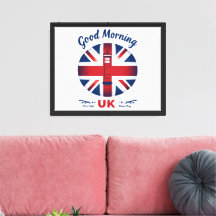 Good Morning UK – Union Jack & London Phone Box