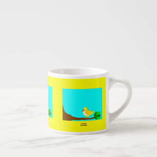 Good Morning Yellow Bird Espresso Mug
