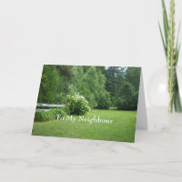 Good Neighbour Day-May+19th Thank You Card
