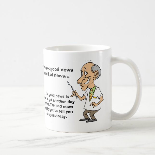 Good News and Bad News Coffee Mug (Right)