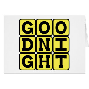 Good Night, Bedtime Salutation