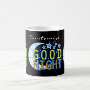 Good Night Crescent Moon Thunder_Cove Coffee Mug
