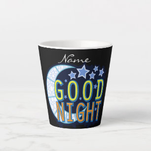 Good Night Crescent Moon Thunder_Cove Latte Mug