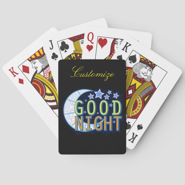 Good Night Crescent Moon Thunder_Cove Playing Cards (Back)