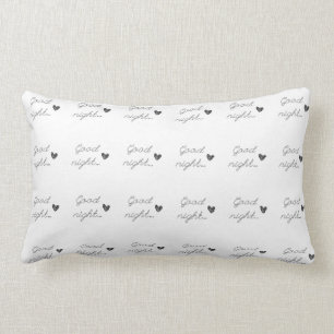 ****GOOD NIGHT***** CUTE AND FUN *PILLOW* LUMBAR CUSHION