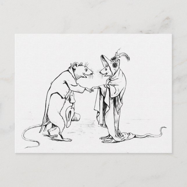 Good Night Mice Postcard (Front)