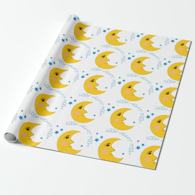 Good Night Moon Wrapping Paper (Unrolled)