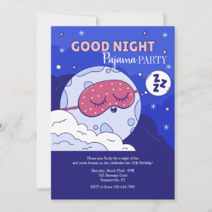 Good Night Pajama Party Invitation