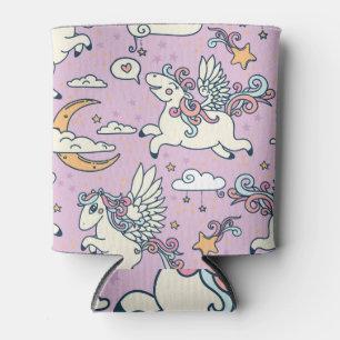 Good Night Pegasus: Cute Cartoon Can Cooler