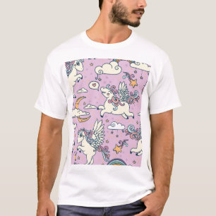 Good Night Pegasus: Cute Cartoon T-Shirt