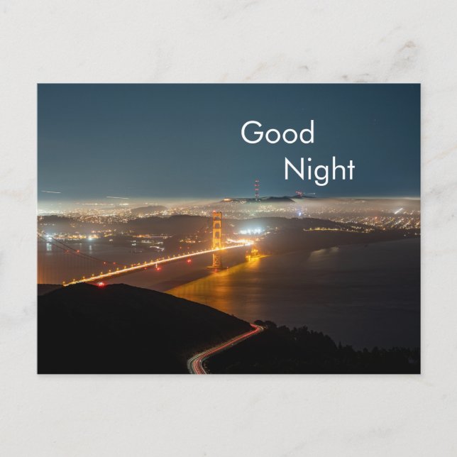 good night postcard (Front)
