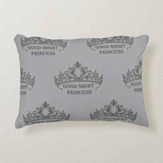 Good night princess Accent Pillow (Front)