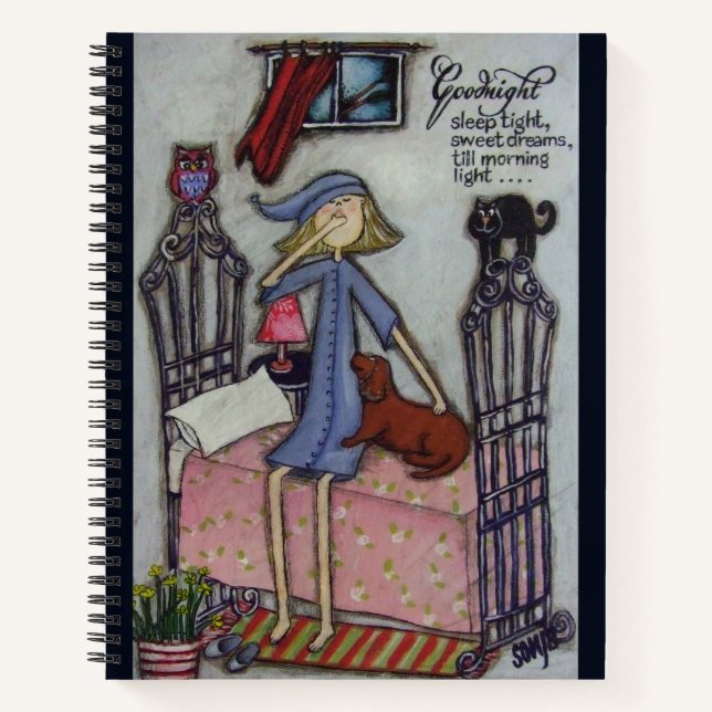 Good night Sleep tight Notebook (Front)