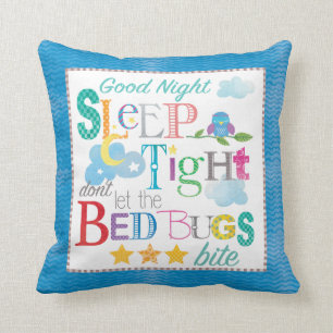 Good Night Sleep Tight Pillow