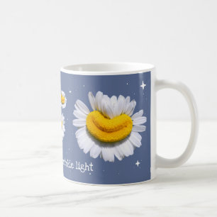 "good night sleep tight" Smiling Chamomile Tea Coffee Mug