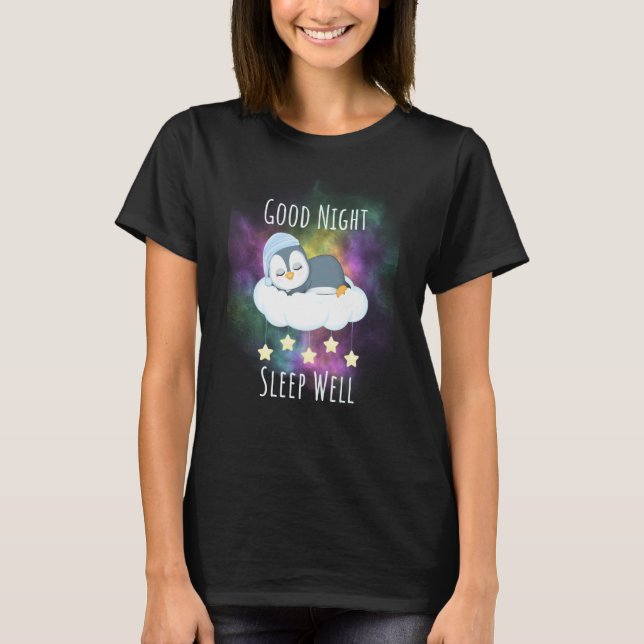 Good night sleep well Penguin For Kids T-Shirt (Front)