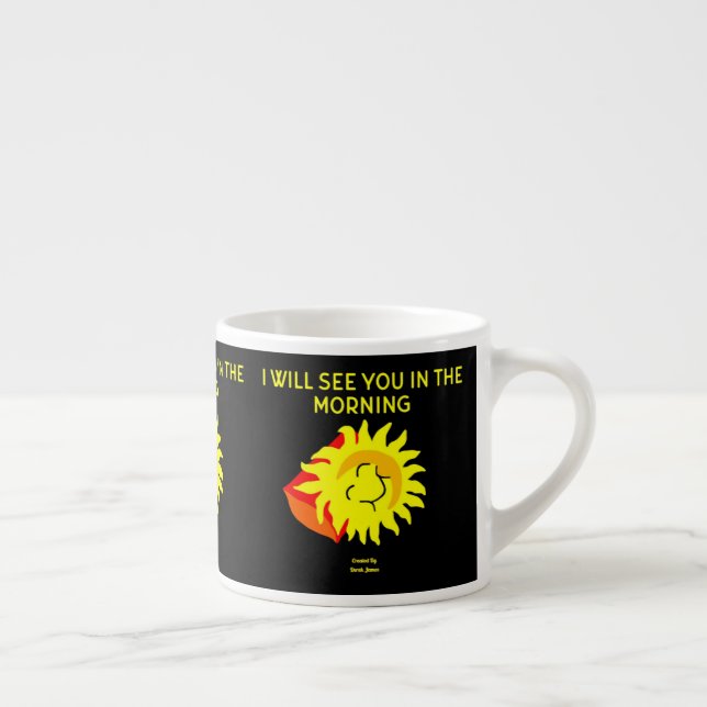 Good Night Sun Espresso Mug (Right)
