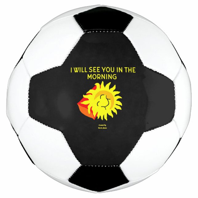 Good Night Sun Soccer Ball (Front)