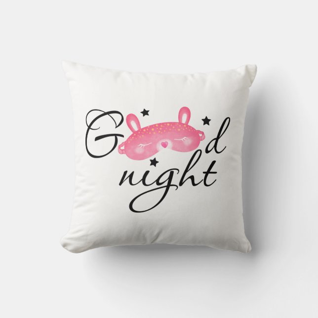 Good Night & Sweet Dreams Cushion (Front)