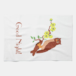 Good night! tea towel