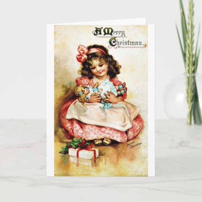 Good Old Christmas Holiday Card (Front)