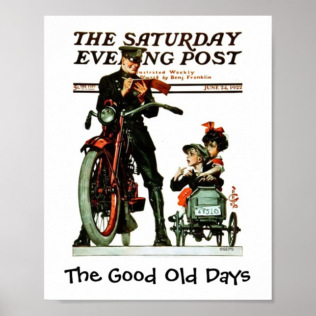 Good Old Days - Saturday Evening Post Poster (Front)