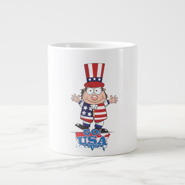 Good Old USA Large Coffee Mug (Front)