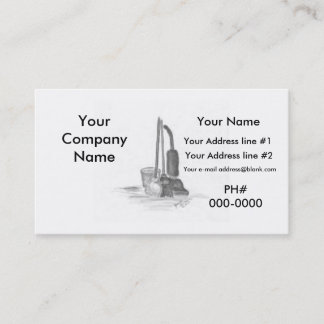Good Ole Fashion Cleaning, Business Card template