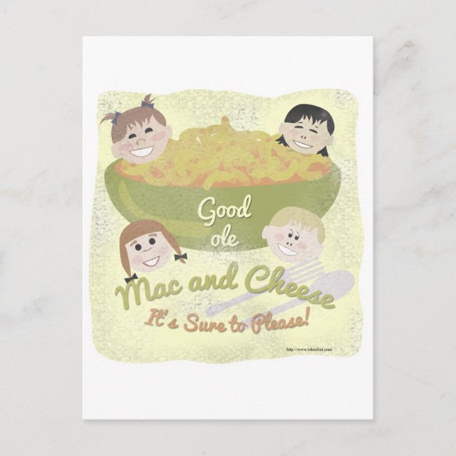 Good Ole Mac and Cheese Postcard (Front)