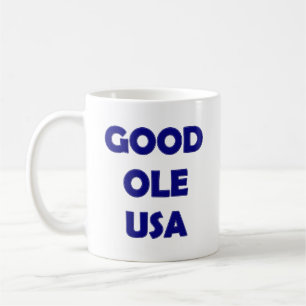 Good Ole USA, Blue-Coffee Mug