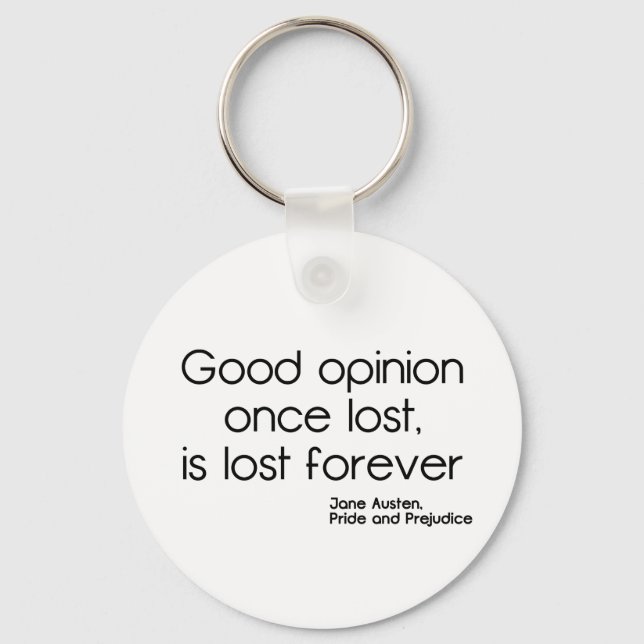 Good Opinion Key Ring (Front)