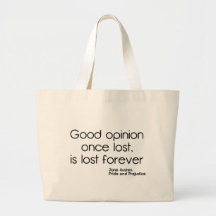 Good Opinion Large Tote Bag