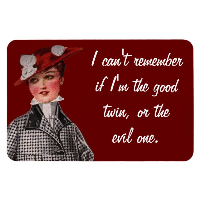 Good or Evil Twin Magnet (Horizontal)