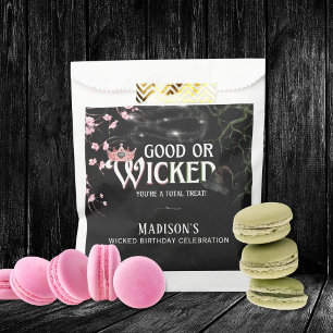 Good or Wicked, You're A Treat Favour Bag