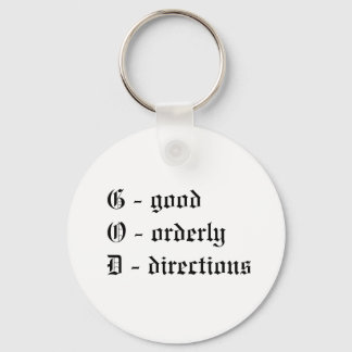 Good orderly key ring