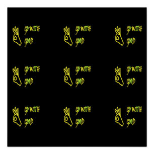 GOOD PEACE HANDS TOGETHER LOVE PEACE HAPPYNESS POSTER