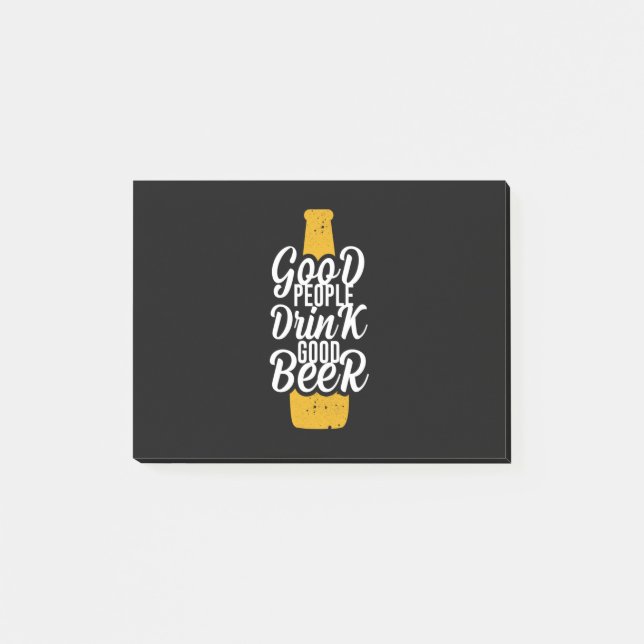 Good People Drink Good Beer Post-it Notes (Front)