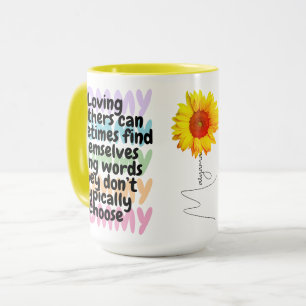 Good Quote Moms   Colourful Interior and Handle, Mug