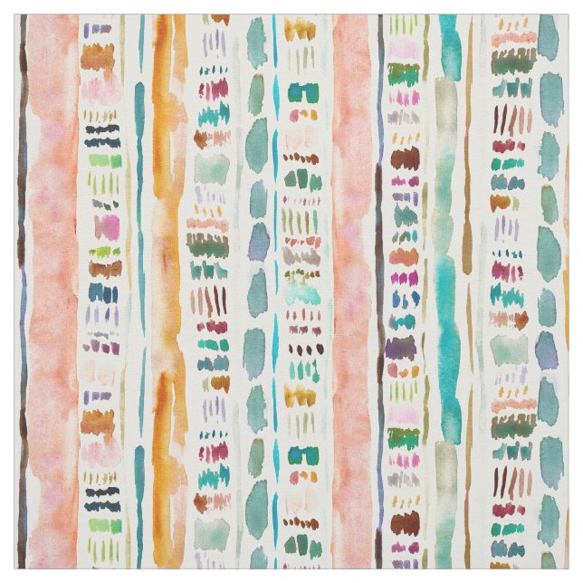 GOOD REACTION Brushstroke Stripe Fabric (Swatch)