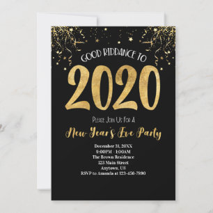Good Riddance To 2020 New Year's 2021 Invitation