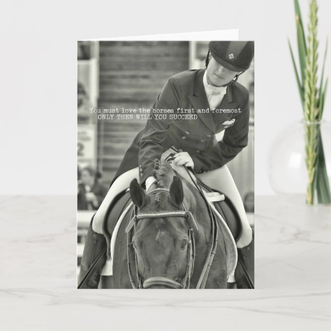 GOOD RIDE Greeting Card (Front)