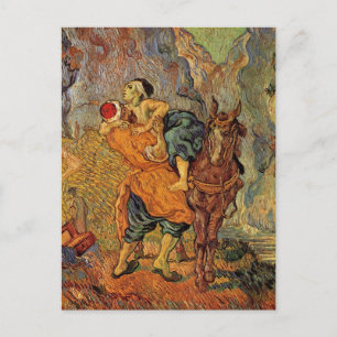 Good Samaritan (after Delacroix), Vincent van Gogh Postcard