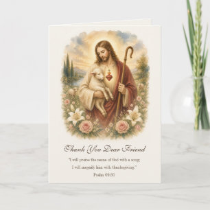 Good Shepherd Catholic Friendship Scripture Card