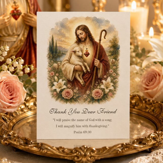 Good Shepherd Catholic Friendship Scripture Card (Creator Uploaded)