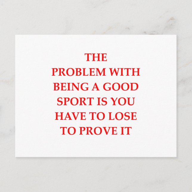 good sport postcard (Front)