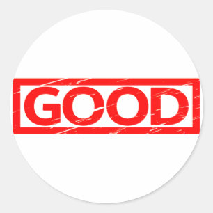Good Stamp Classic Round Sticker